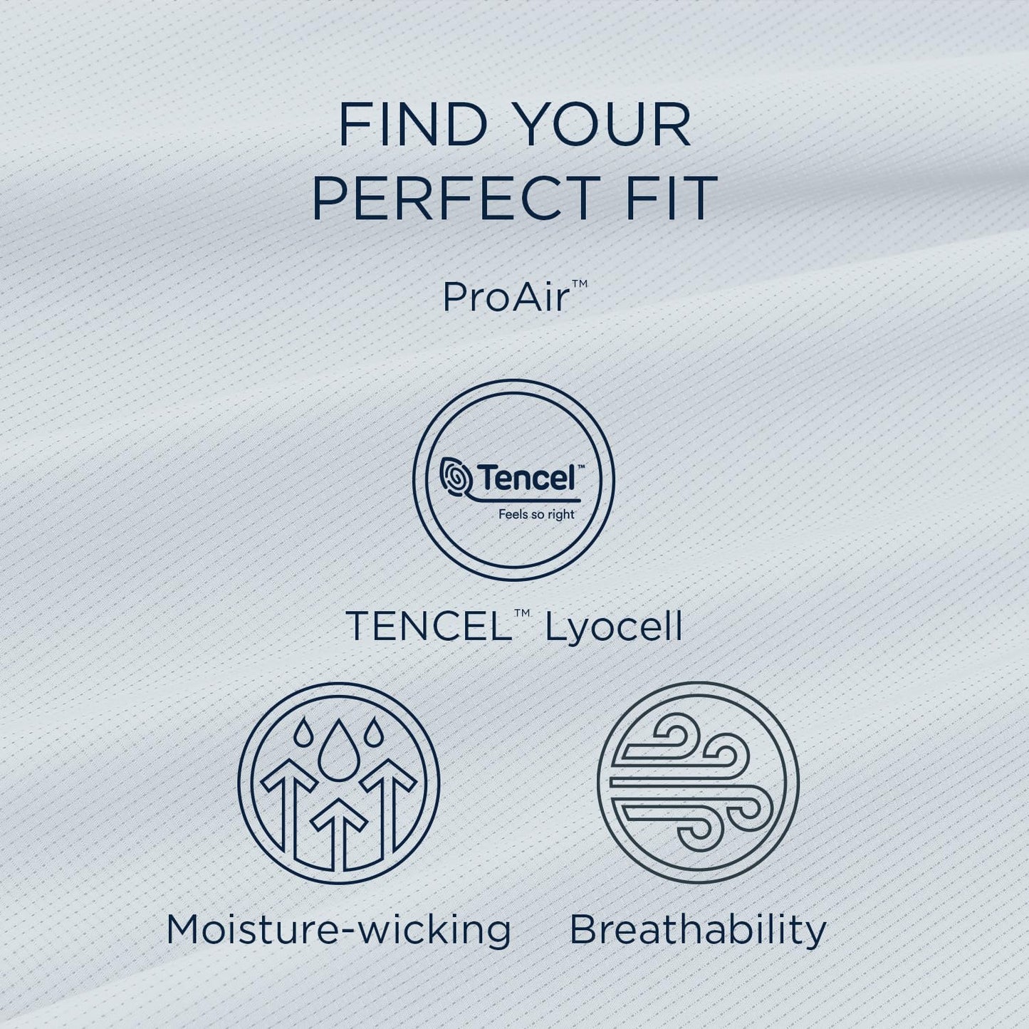 TEMPUR ProAir Sheet Set Cool Gray - Queen
